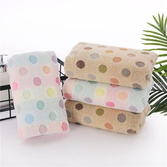 Cotton Hand Towels Set 2 Pack Soft Absorbent Quick Dry Bathroom Kitchen Decorati - Picture 5 of 7